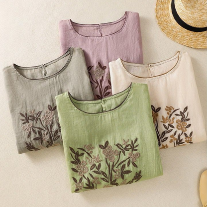 Pure Cotton Embroidered Comfortable Top