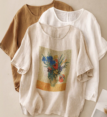 Embroidered Pure Cotton Comfortable Top