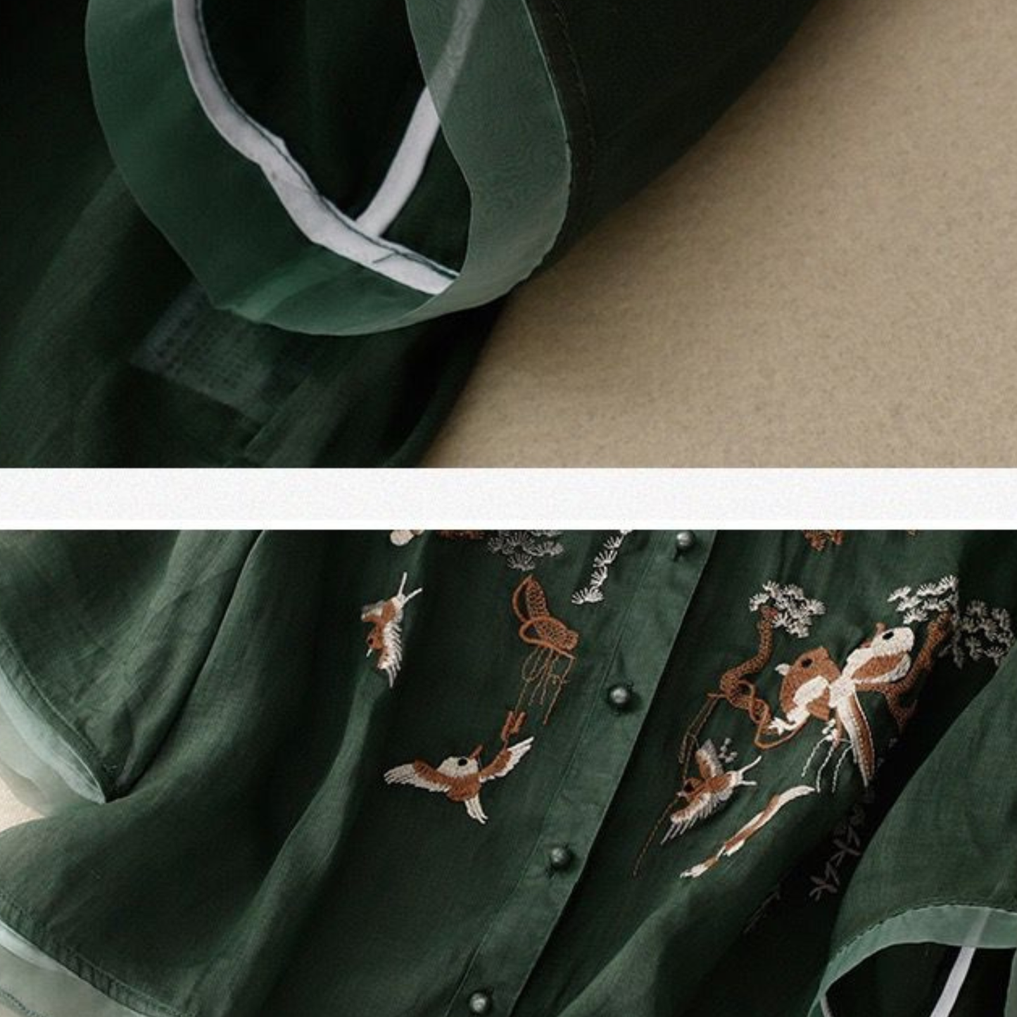 Pure Cotton Embroidered Shirt