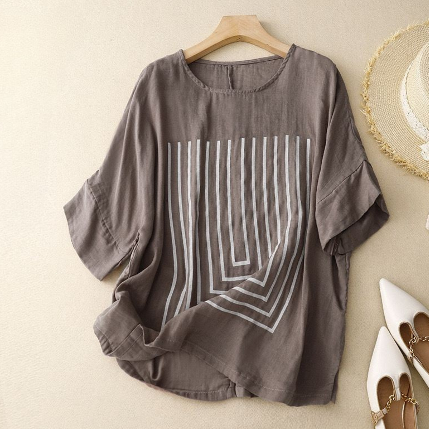 Pure Cotton Printed Women's Top