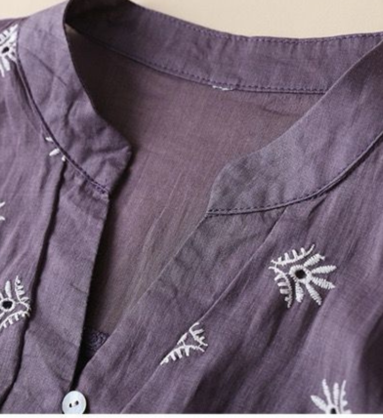 Pure Cotton Schiffly Embroidered Women