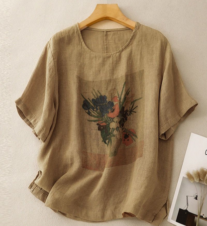 Embroidered Pure Cotton Comfortable Top