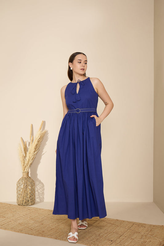 💙 Azure Grace Sleeveless Maxi Dress