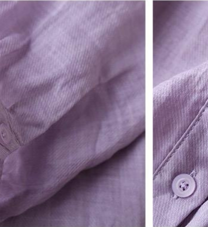 Pure Cotton Shirt With Pleat Work