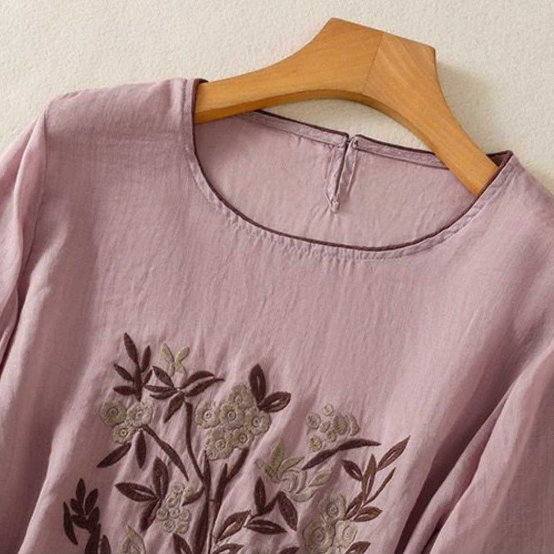 Pure Cotton Embroidered Comfortable Top