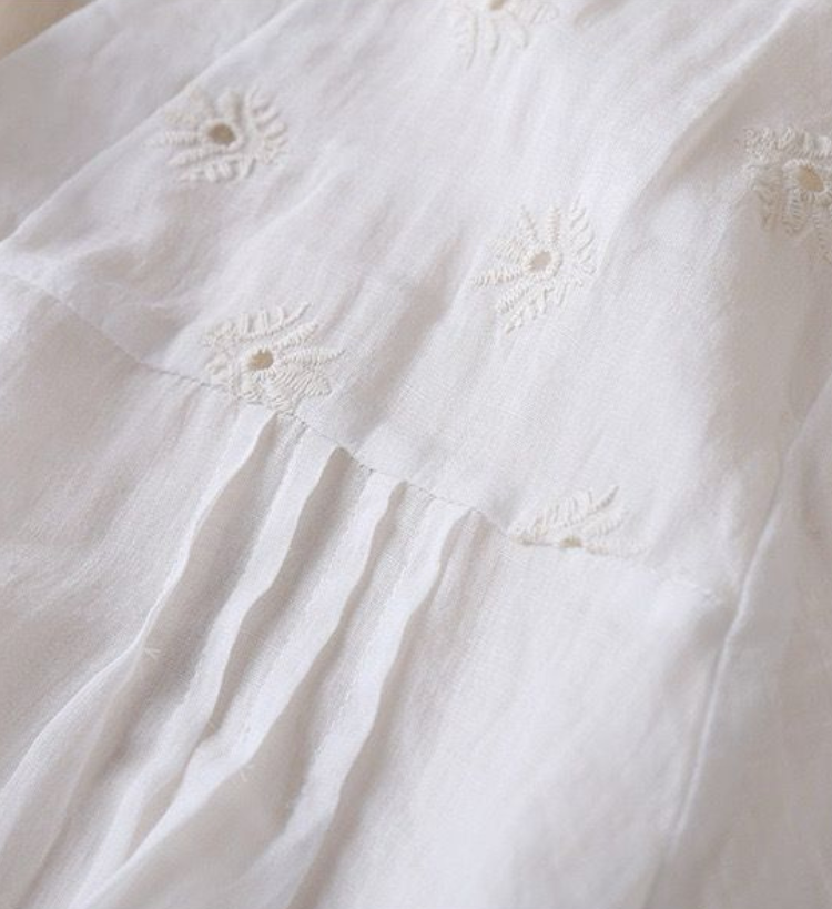 Pure Cotton Schiffly Embroidered Women