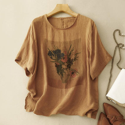 Embroidered Pure Cotton Comfortable Top