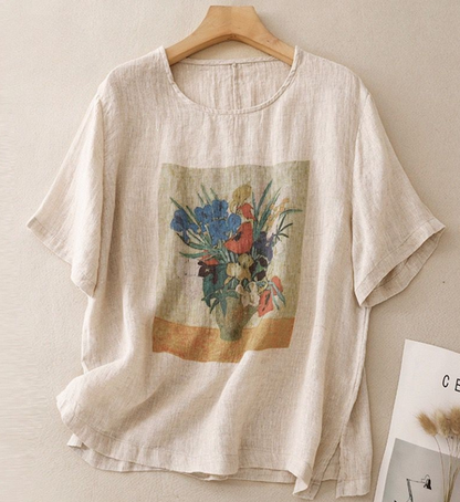 Embroidered Pure Cotton Comfortable Top